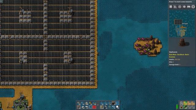 Factorio Sea Block #14 - Worm Sniper (0.15) смотреть онлайн