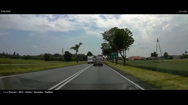 Poznań » DK11 » Kotlin » Raszków » Radłów (12.06.2020) смотреть онлайн