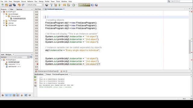 Java Variables Instance, Static and Local смотреть онлайн