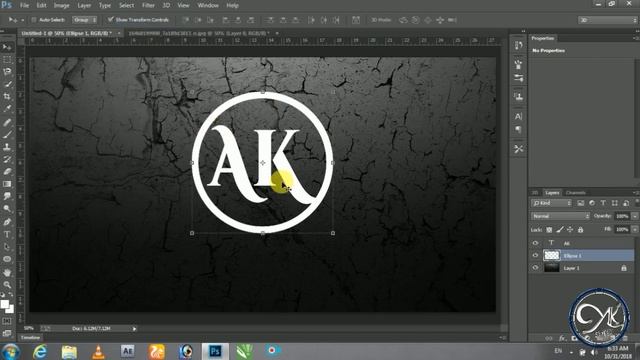 Creative 3D logo design /Easy Photoshop tutorial. смотреть онлайн