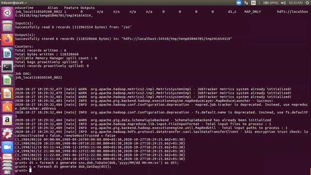 hadoop class with 5 CSE1 Lecture 12 Oct 27 2020 смотреть онлайн