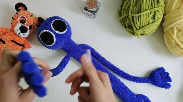 Радужные друзья крючком Фиолетовый, Rainbow friends Purple crochet смотреть онлайн