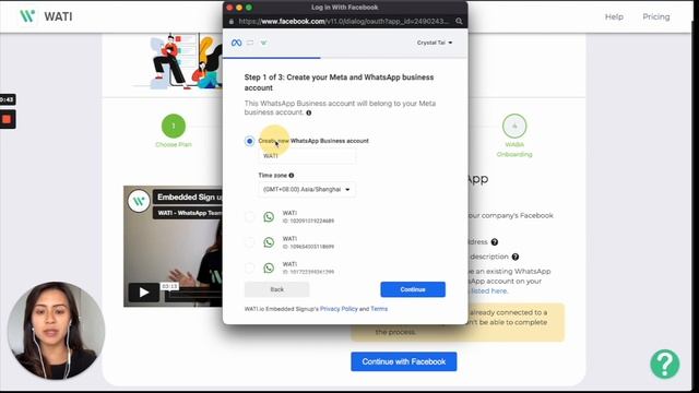 Embedded Sign Up WhatsApp | Sign Up For WhatsApp Business API Access | WATI смотреть онлайн