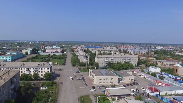 Татарск | Улица Ленина с высоты птичьего полета... 09.07.2016 смотреть онлайн