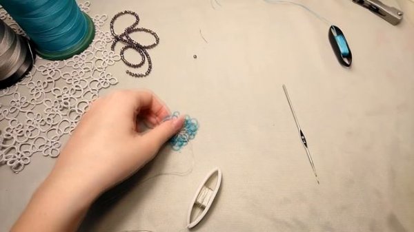 МК Колье "ПРОБУЖДЕНИЕ", подробное описание. Фриволите|Анкарс|Tatting