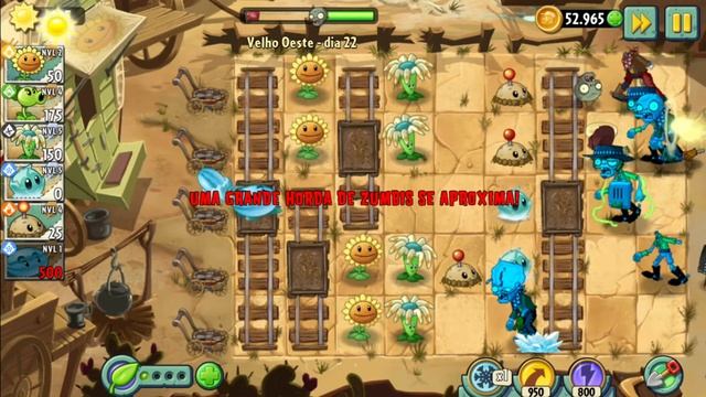 Velho Oeste: Dia 22 - Plants Vs Zombies 2 смотреть онлайн
