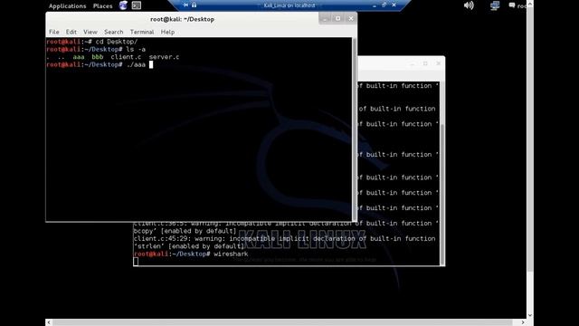Basic Socket Programming on Kali Linux with Wireshark Network Trace смотреть онлайн