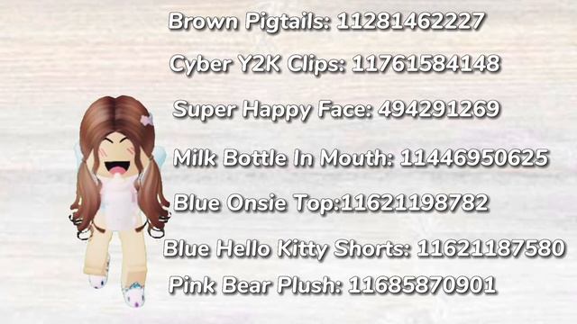 BABY BIBS, SLIPPERS & OUTFIT CODES FOR BROOKHAVEN, BERRY AVENUE, BLOXBURG смотреть онлайн