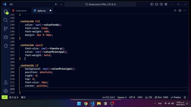 Crea PÁGINA WEB con Html Css y JavaScript DESDE CERO 2023 | Full Responsive смотреть онлайн