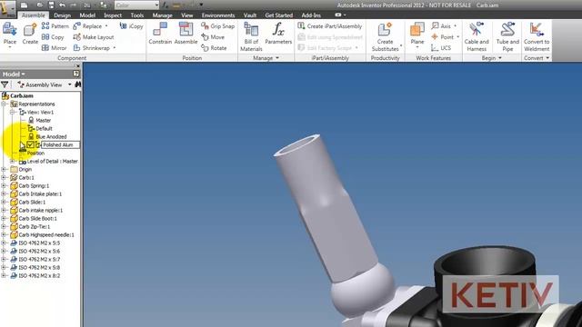 How to Create View Representations in Autodesk Inventor смотреть онлайн