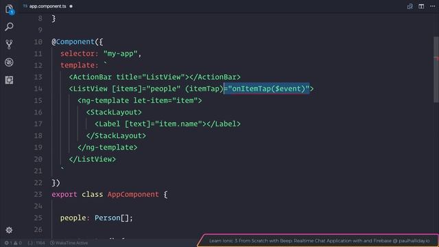 NativeScript Angular - ListView смотреть онлайн
