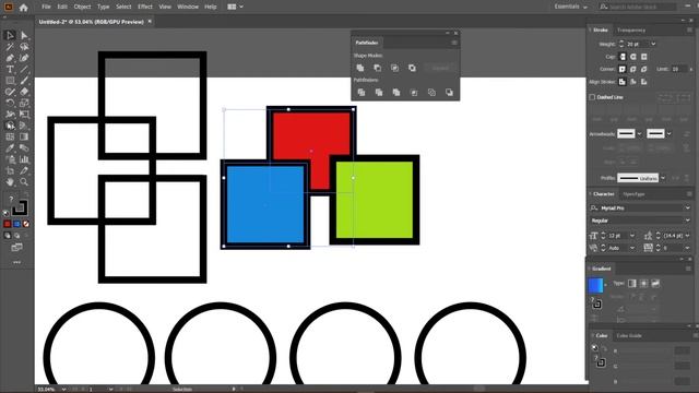 Adobe Illustrator Tutorial/Training | Class 3 | Pathfinder and Align Urdu Hindi смотреть онлайн