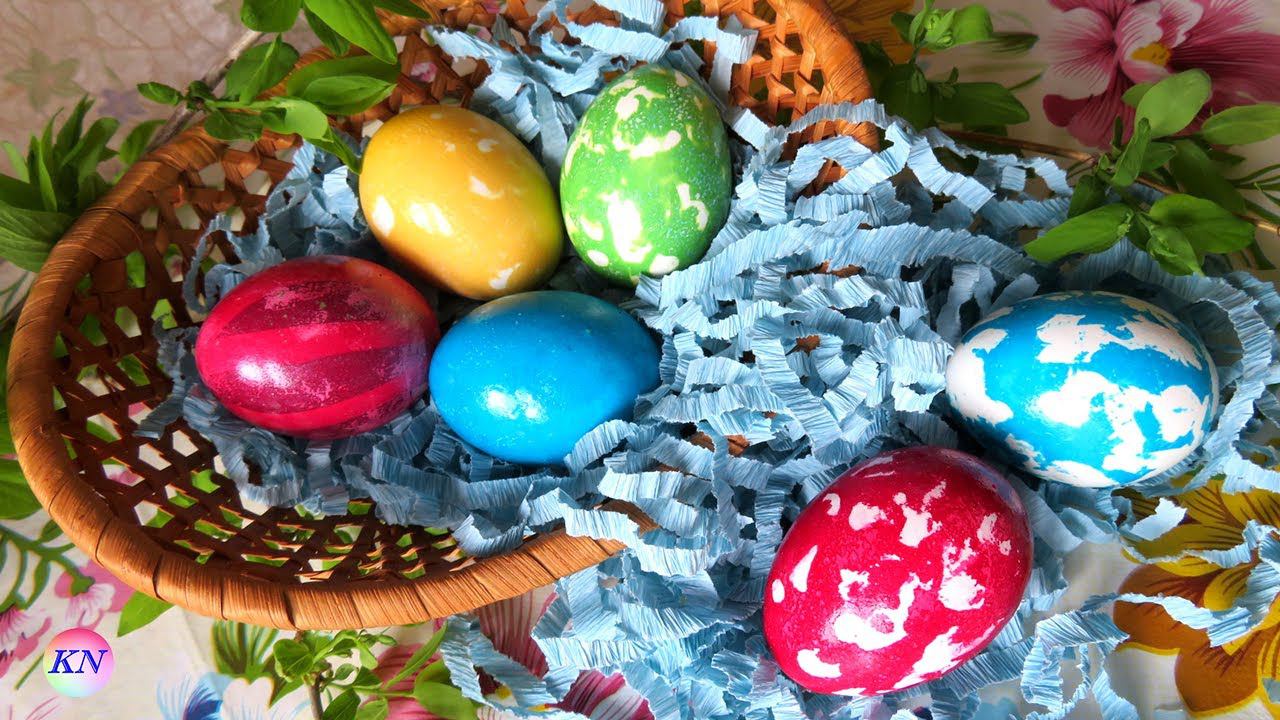 Как покрасить яйца на пасху оригинально, быстро и просто! КРАСИВЫЕ ПАСХАЛЬНЫЕ ЯЙЦА своими руками смотреть онлайн