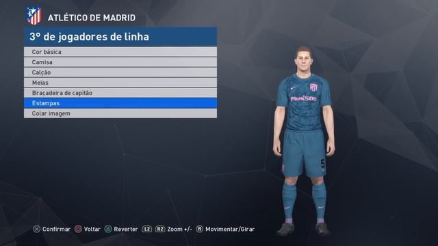 OPTION FILE PES2017 PS4 (LIBERAÇÃO DOS KITS BARCELONA E ATL MADRID) смотреть онлайн