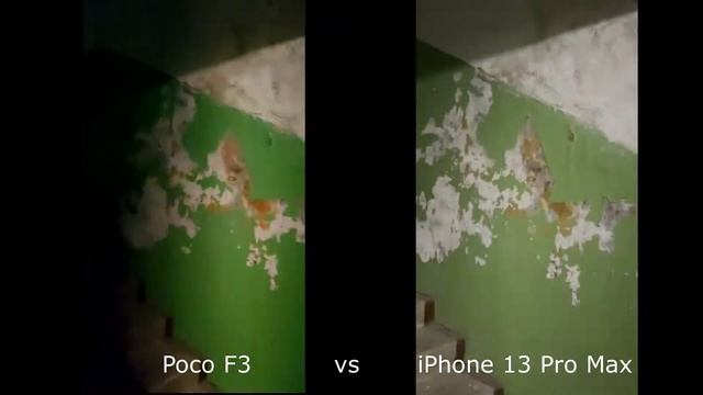 Camera video test Poco F3 vs iPhone 13 Pro Max смотреть онлайн