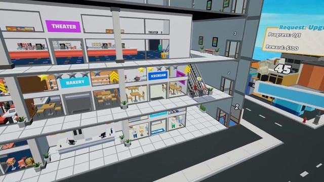 Building a Mall in Virtual Reality! - Mall Town VR Gameplay - Mall Tycoon Game смотреть онлайн
