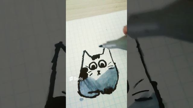 Рисую котика