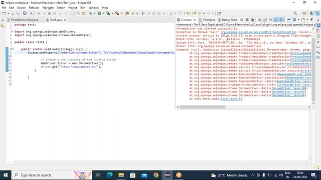 Debugging the illegal state exception #debugging #selenium смотреть онлайн