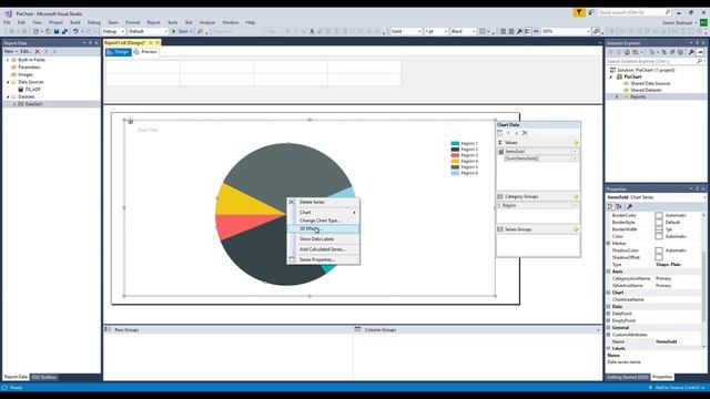 How to Show Percentage and Count/Sum in SSRS Pie Chart - SQL Server Reporting Tutorial 2021 смотреть онлайн