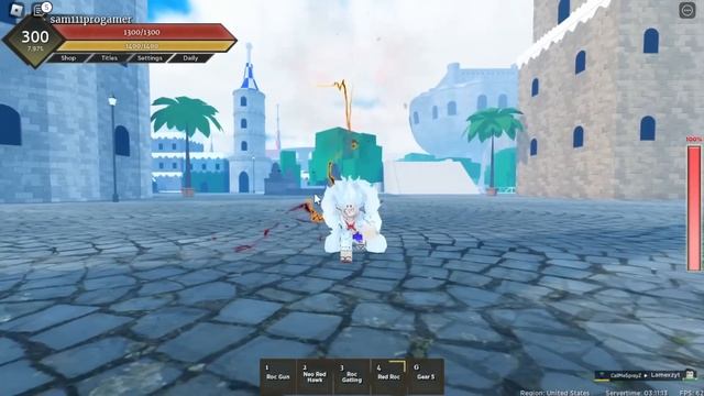I became Gear 5 Luffy Using the *NEW NIKA FRUIT* in Fruit Battlegrounds...(Roblox) смотреть онлайн