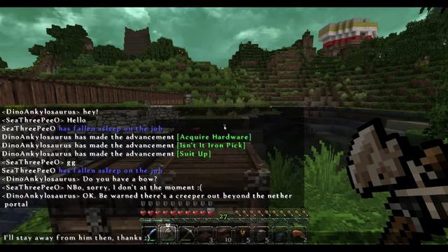 Let's Play Minecraft: Old School Gamer Club: Ep 1 - Building Bridges смотреть онлайн