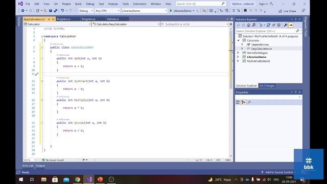 Ch 2D- Build your libraries. Quick & Easy C# for beginners смотреть онлайн