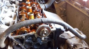 Часть 5 Замена сальников коленвала Тойота королла Спасио ае 111 , двигатель 4а фе ,4a-fe