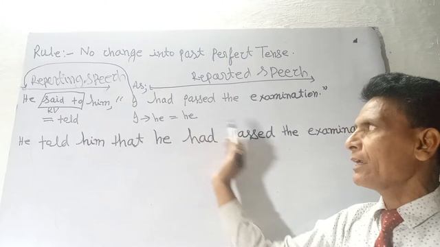Rule:=No change into past perfect Tense ( by muslim khan sir ) смотреть онлайн