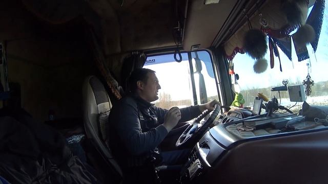 Поехал поработать на даф 95хф. смотреть онлайн