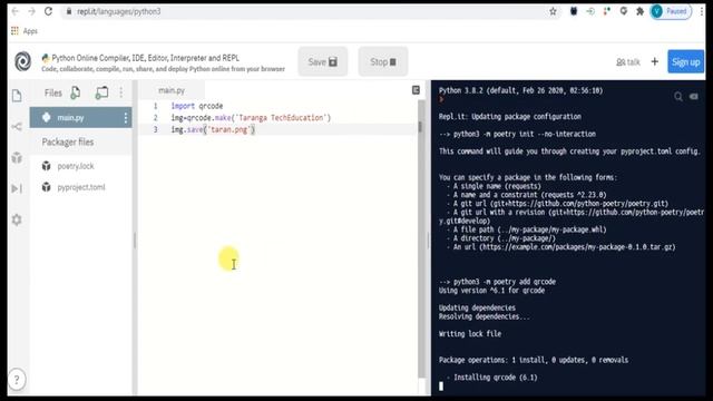 How to Generate QR Code using Python | Just 3 Lines of Python Code смотреть онлайн
