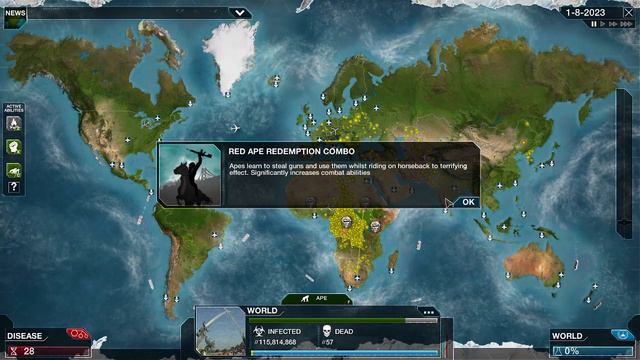 Plague Inc: Evolved-The Apes Have Taken Over ! смотреть онлайн