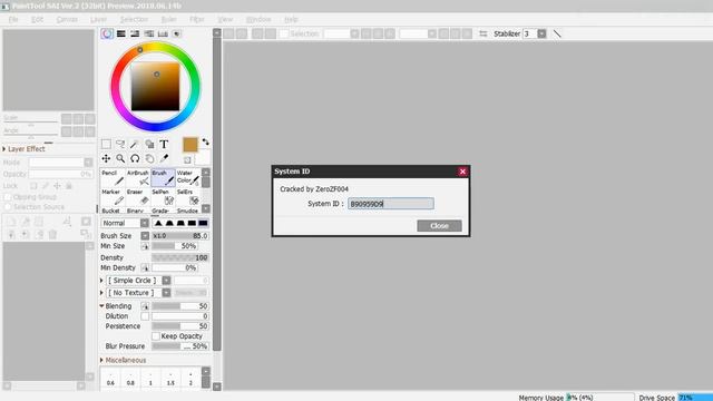 Paint Tool Sai 2 Version 14/06/2018 32bit Cracked Registered смотреть онлайн