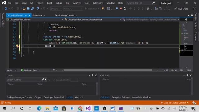 Fix Bad Data From Serial Port Arduino With C# смотреть онлайн