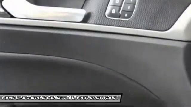 2013 Ford Fusion Hybrid SE Forest Lake MN PK9015A смотреть онлайн