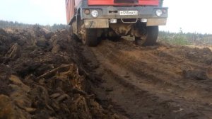 TATRA(#tatrapower) route№3 С полной загрузкой по вязкому грунту.With a full load of cohesive soils