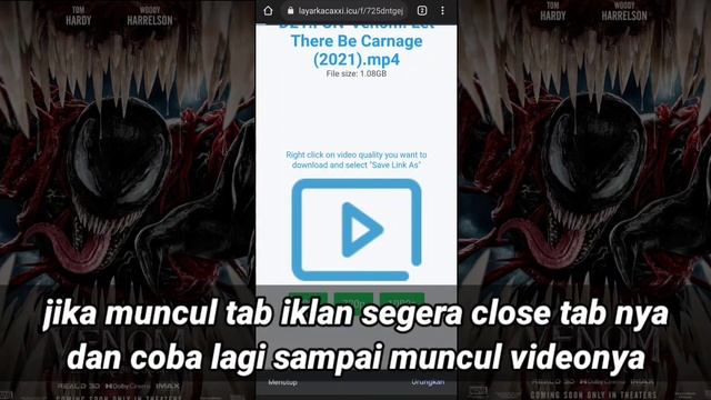 Cara Mendownload film VENOM 2 LET THERE BE CARNAGE {2021} subtitel indonesia смотреть онлайн