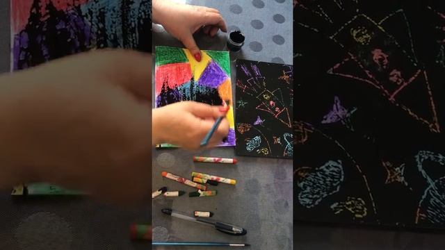 Граттаж мастер класс смотреть онлайн