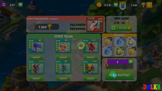ENCHANT DRAGON BATTIE | AUTUMN VS AGAVE | Dragon Mania Legends | part 415 смотреть онлайн