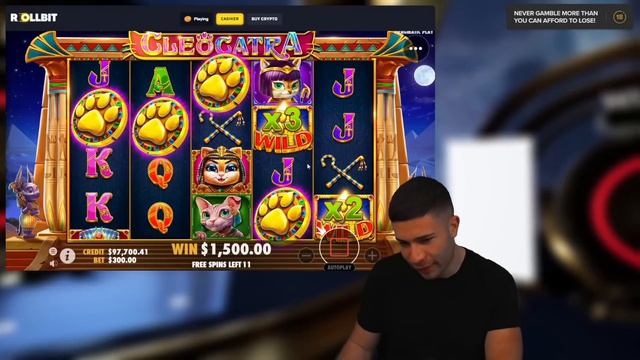 $100,000 BONUS BUY SESSION ON CLEOCATRA