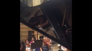 Khatia Buniatishvili - Rachmaninoff Piano Concerto №2  2017 (Rehearsal)