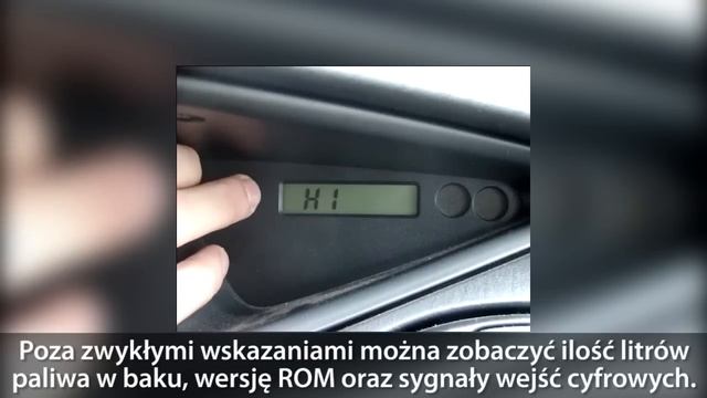 Menu Serwisowe I Ukryte Ustawienia - Komputer Pokładowy Ford Focus MK1 (trip średnie Spalanie)