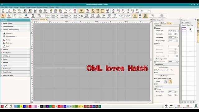 Wilcom Hatch: Quick Guide to Underlay for Lettering смотреть онлайн