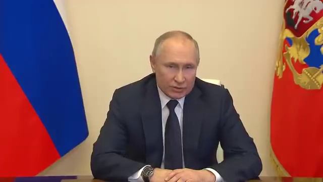 Путин рассказал о ходе спецоперации на Украине. смотреть онлайн