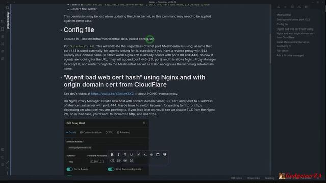 MeshCentral behind a GUI Nginx Proxy Manager and externally issued SSL certificates смотреть онлайн