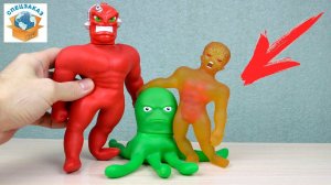 ОЧЕНЬ СТРАШНЫЙ ИКС РЭЙ!! ОСЬМИНОГ и ВАК МЭН СТРЕТЧ  STRETCH АНТИСТРЕСС | СПЕЦЗАКАЗ