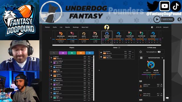 Dawg Bowl + Battle Royale TOP PLAYS | Underdog Fantasy Football Week 7 NFL смотреть онлайн
