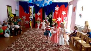 Танец девочек на выпускном детского сада Даниловичи