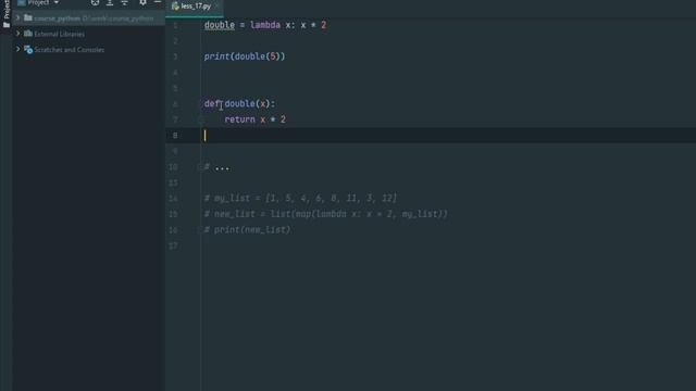 lambda функции в python | функции map и filter в python | Урок 17 смотреть онлайн