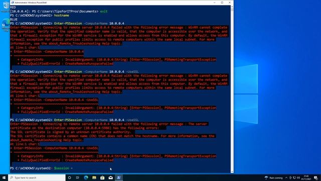 Powershell Remoting with Self-signed Certificate смотреть онлайн