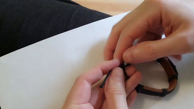 Как сделать регулируемую застежку для браслета — завязать скользящий узел смотреть онлайн